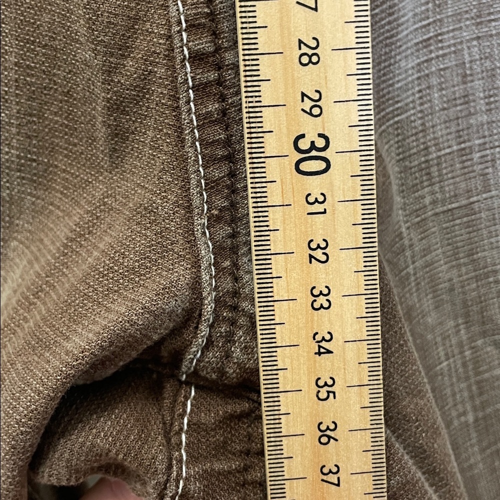 Akademiks - Classic Wide Legged Baggy Y2K Denim Jeans - Brown - 36 - Picture 12 of 15